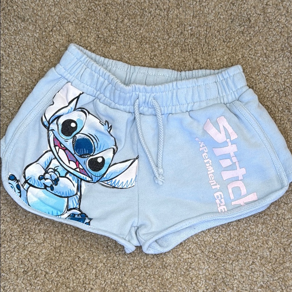 Disney Stitch Graphic Shorts by Zara